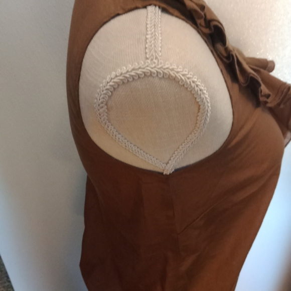 Loft Tank Ruffled Blouse - Picture 4 of 9